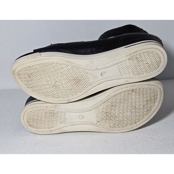 Eileen Fisher Gladiator Sandals Shoes 7.5 Strappy Leather Black $225 - Picture 8 of 10